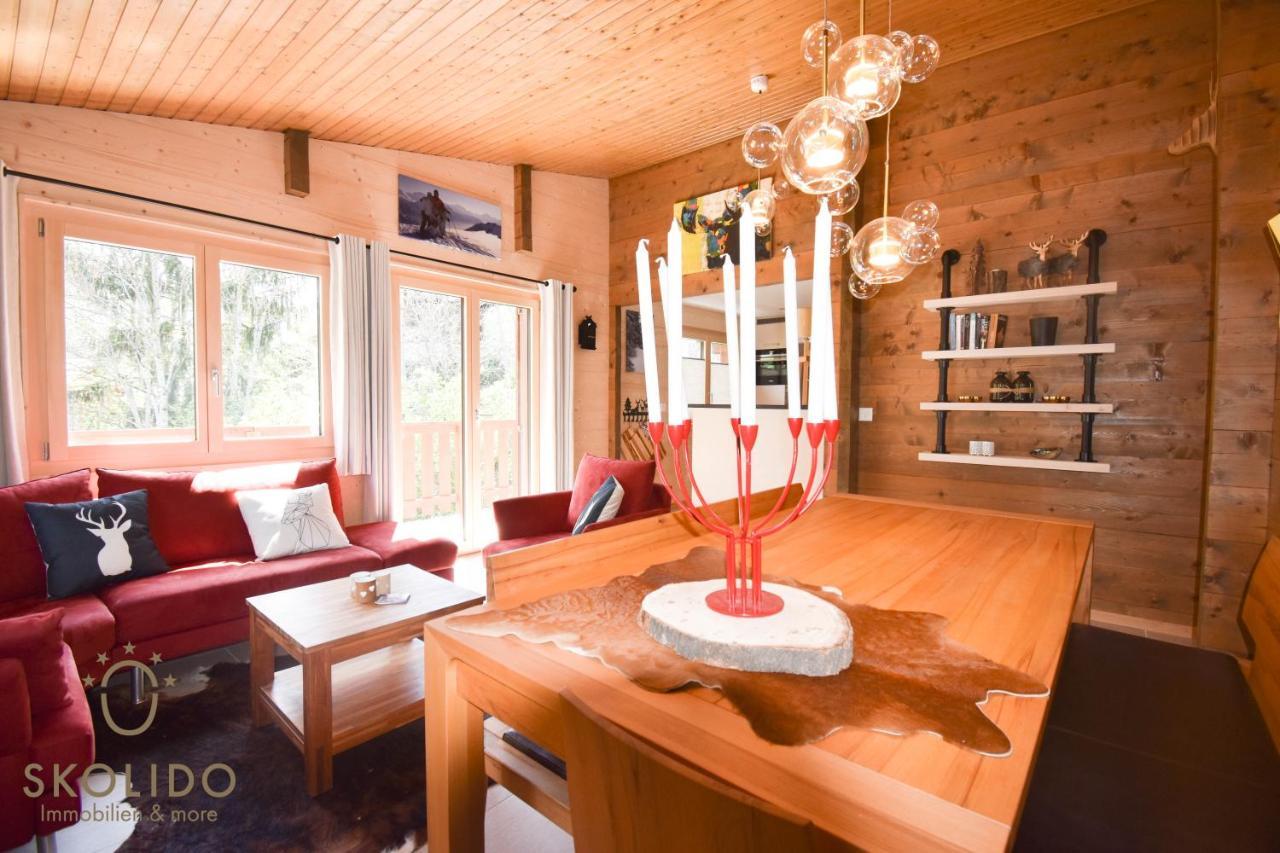 Ferienwohnung Chalet Tamalone, Moerel Bagian luar foto